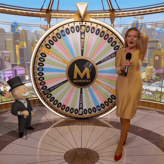 Monopoly Live game from Evolution